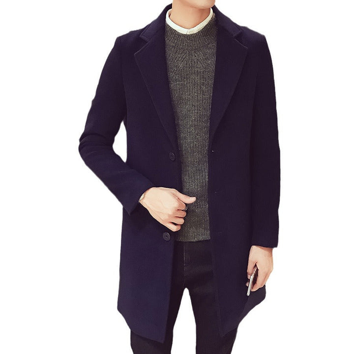 Dietmar | Mens Single-Breasted Coat with Slim Silhouette — Slim Winter Coat in 6 Colors M–3XL | Westmere