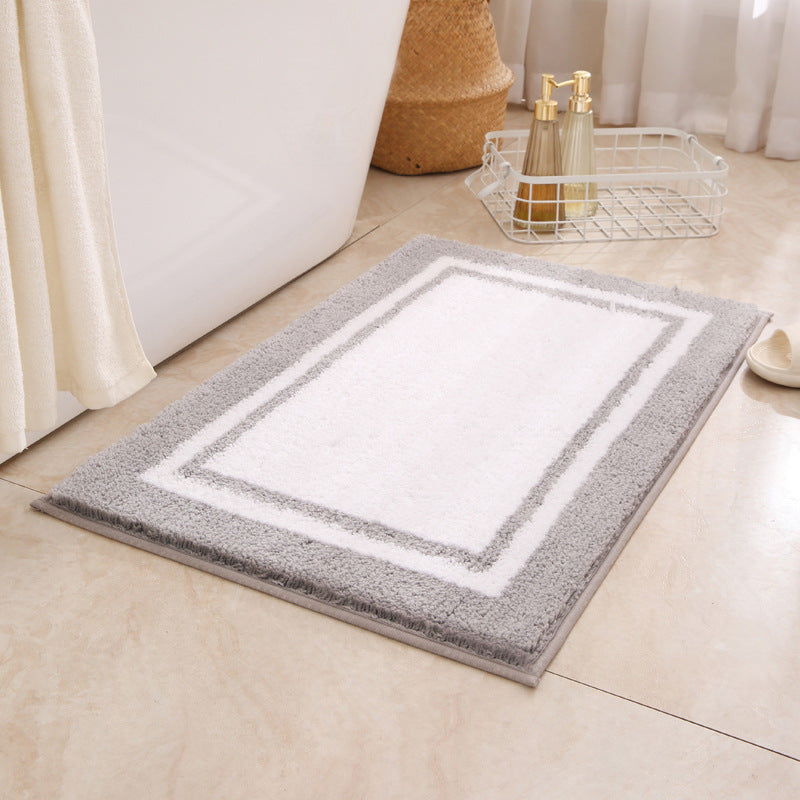 Premium Plush Bathroom Floor Mat with Non-Slip Backing