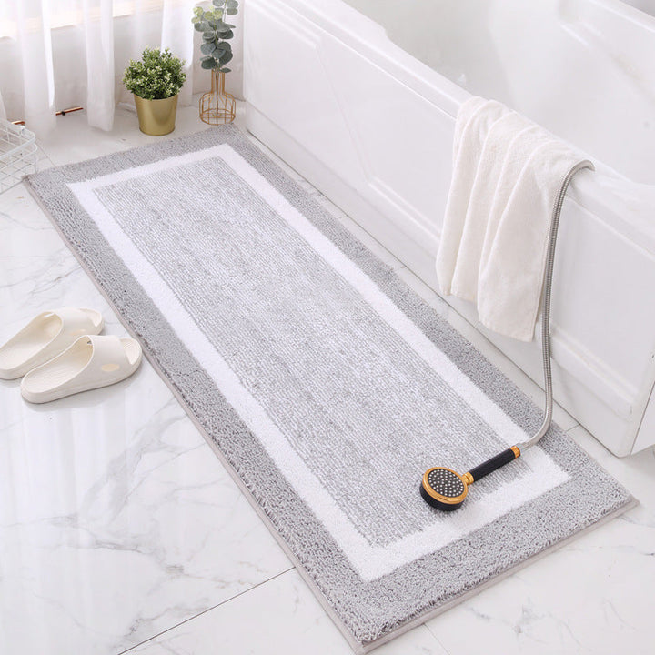 Premium Plush Bathroom Floor Mat with Non-Slip Grip