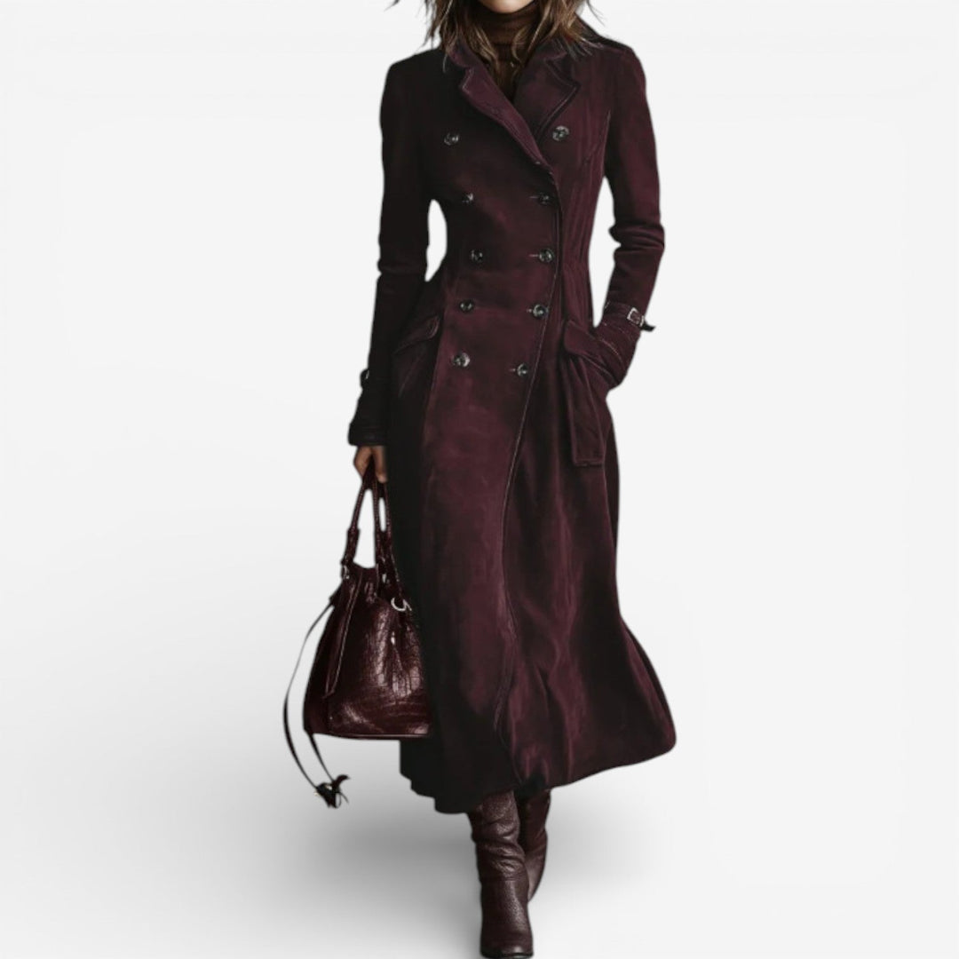 Emery - Suede Trench Coat