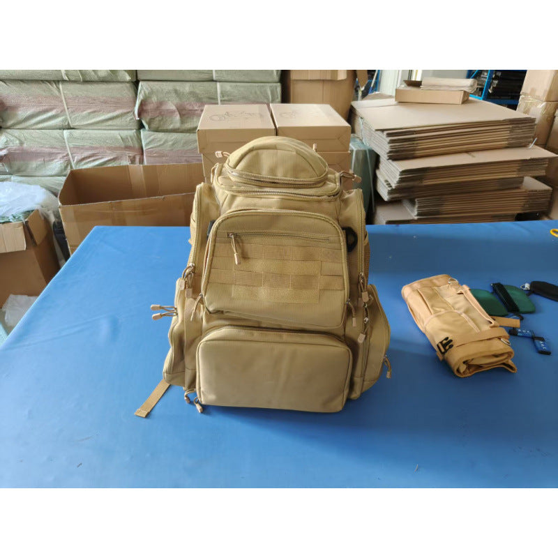 All-Terrain Adventure Backpack - Durable Tactical Design for Camping & Hiking