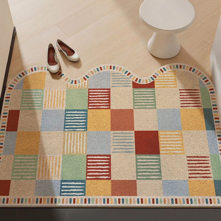 Playful Puzzle Piece Area Rug – Artistic Design for Any Room