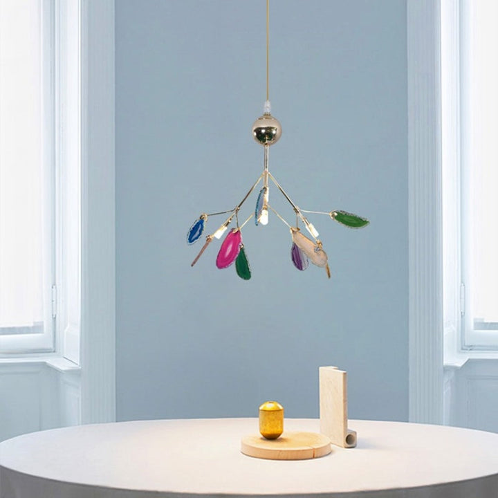 Aria Agate Creative Colorful Chandelier Bedroom/Living Room