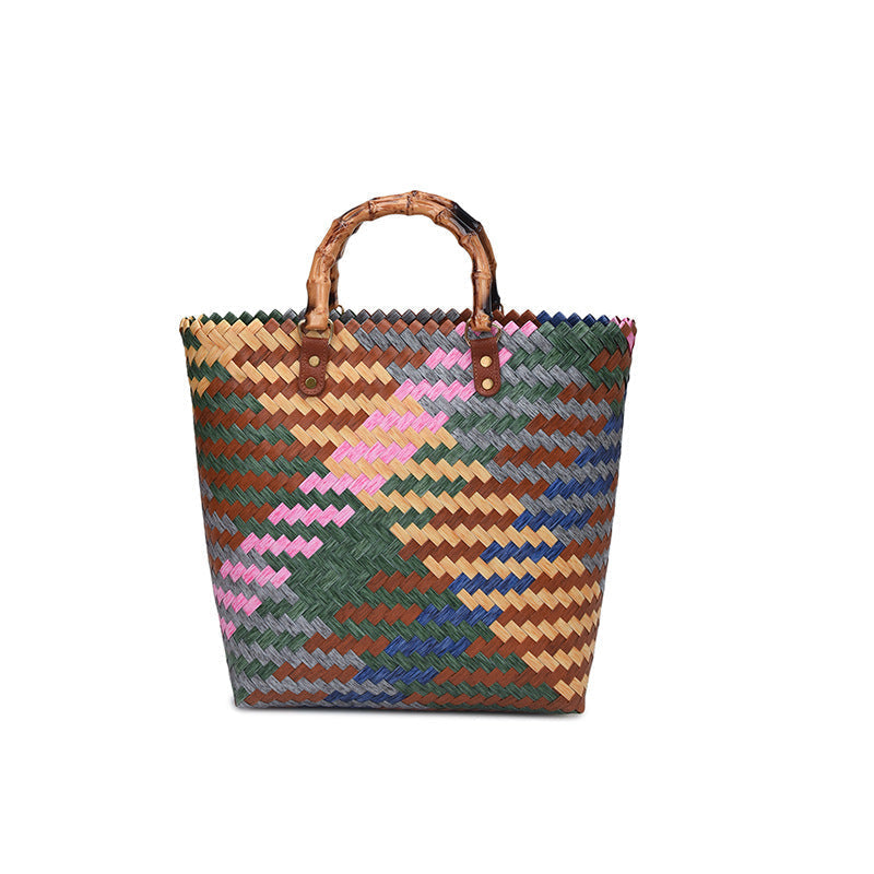 Artisan Hand-Woven Leather Tote Bag