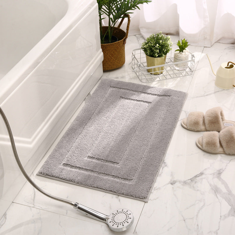 Premium Microfiber Bath Mat with Non-Slip Base