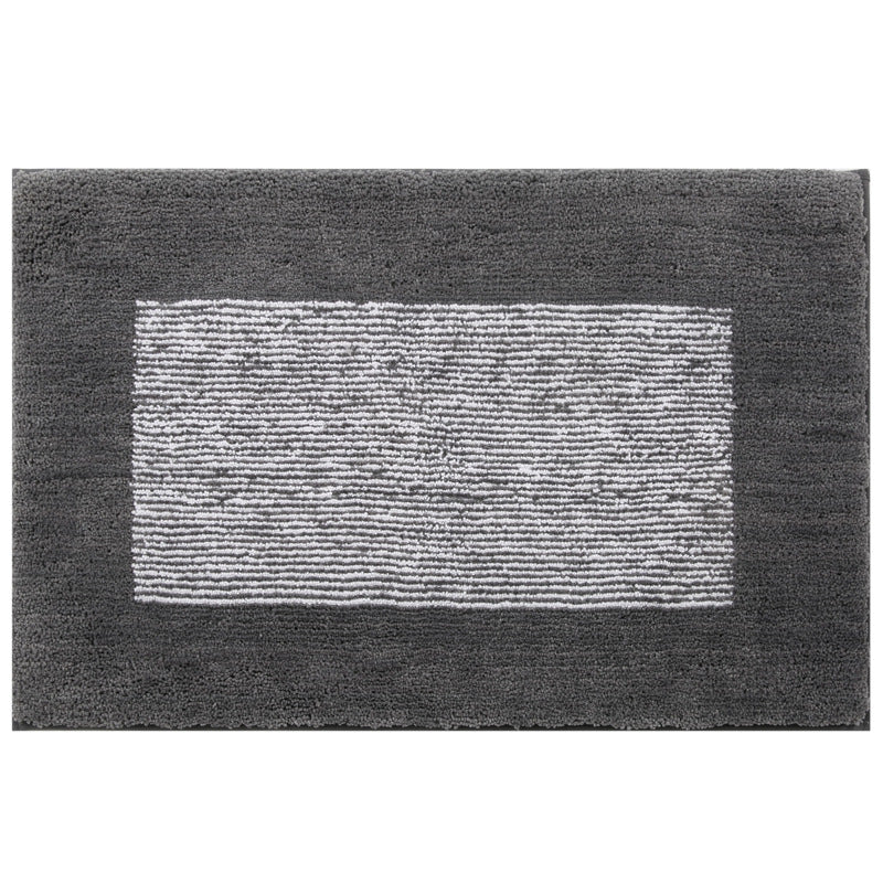 Luxe Textured Plush Bath Mat - Soft & Absorbent Bathroom Rug
