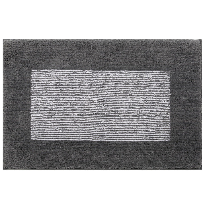 Luxe Textured Plush Bath Mat - Soft & Absorbent Bathroom Rug