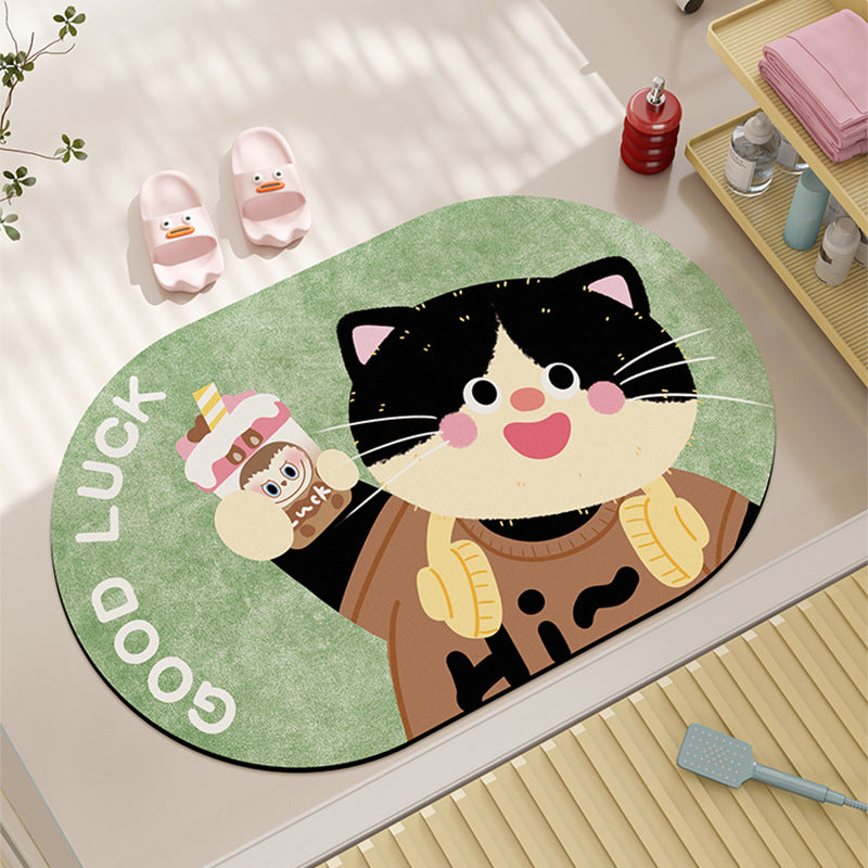 Cozy Canine Companion Area Rug with Dog Design