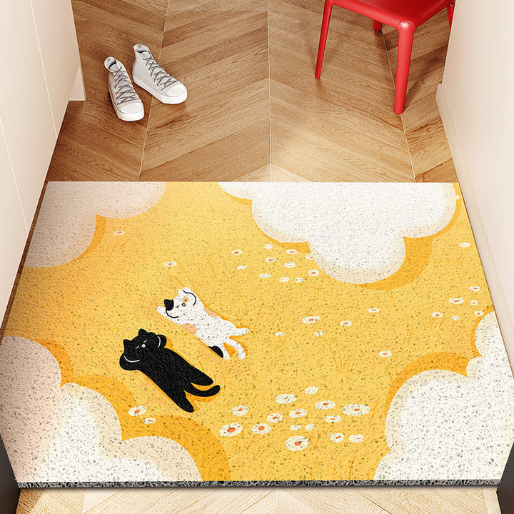 Playful Panda Landscape Floor Rug – Soft & Durable Area Rug