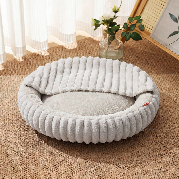 Premium Plush Pet Lounger - Soft Comfort Dog Bed