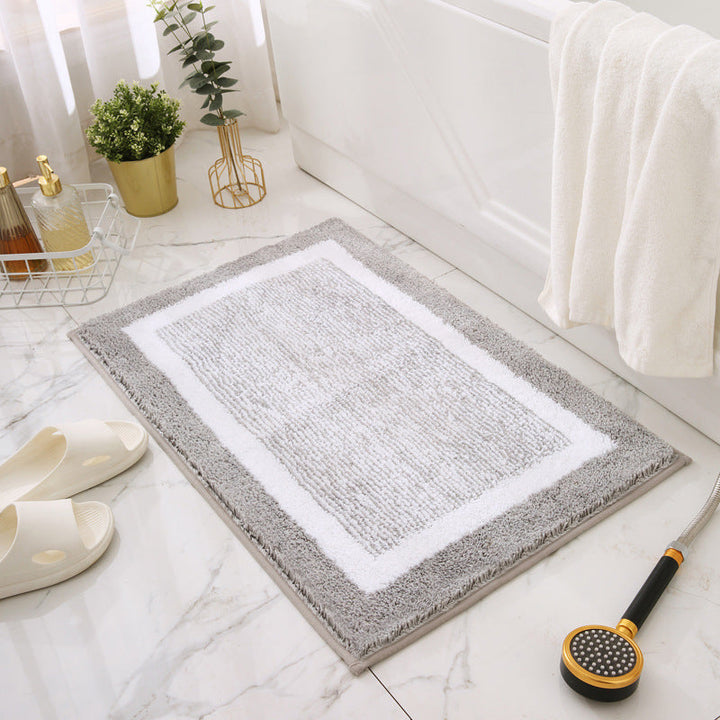 Premium Plush Bathroom Floor Mat with Non-Slip Grip