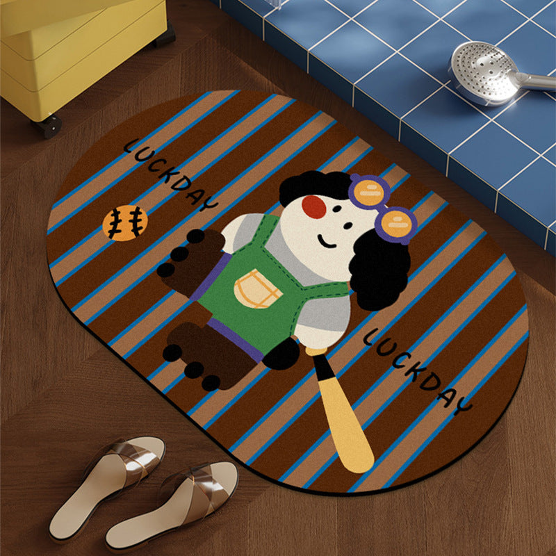 Cozy Canine Companion Area Rug with Dog Design