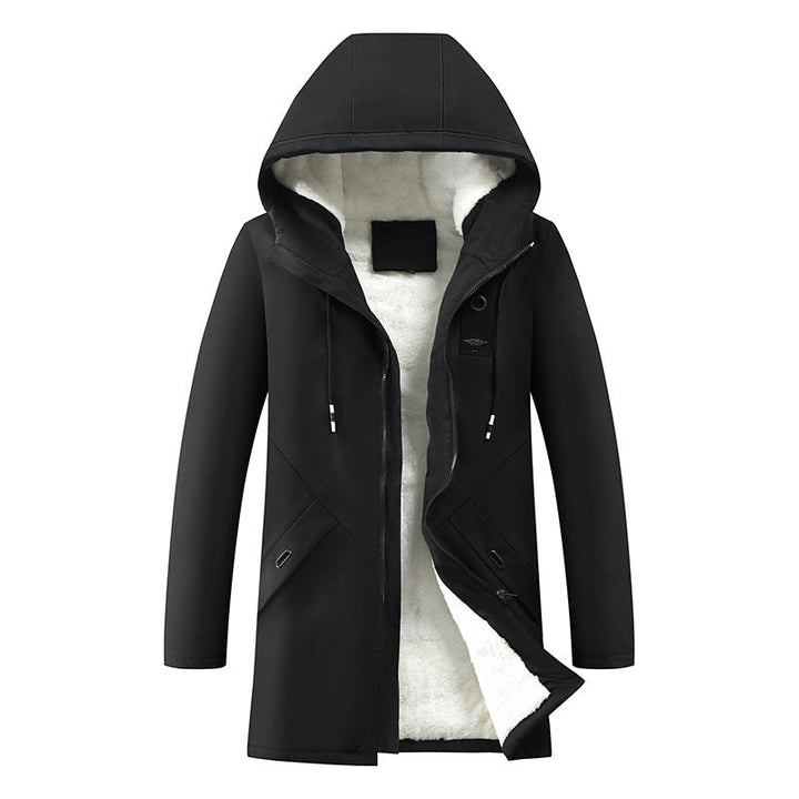 Rüdiger | Mens Parka with Drawstring Hood — Concealed Zipper in 4 Colors M–3XL | Westmere