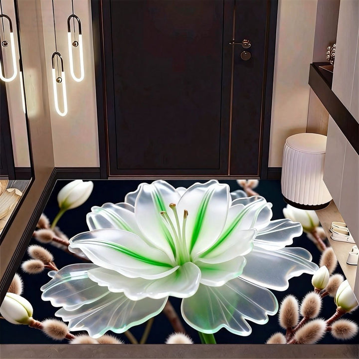 Botanical Bloom Premium Area Rug with Floral Pattern