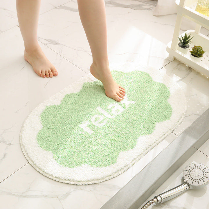 Cloud Relax Plush Bath Mat - Soft Non-Slip Bathroom Rug