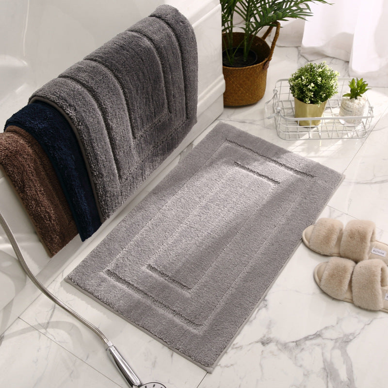 Premium Microfiber Bath Mat with Non-Slip Base