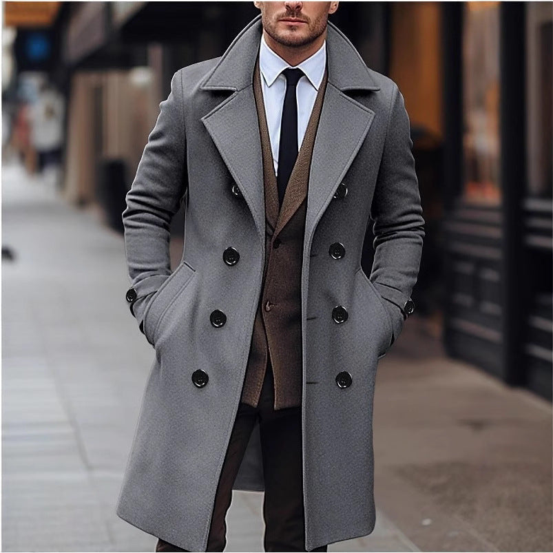 Waldemar | Mens Tailored Double-Breasted Coat — Slim Winter Coat in 4 Colors S–3XL | Westmere