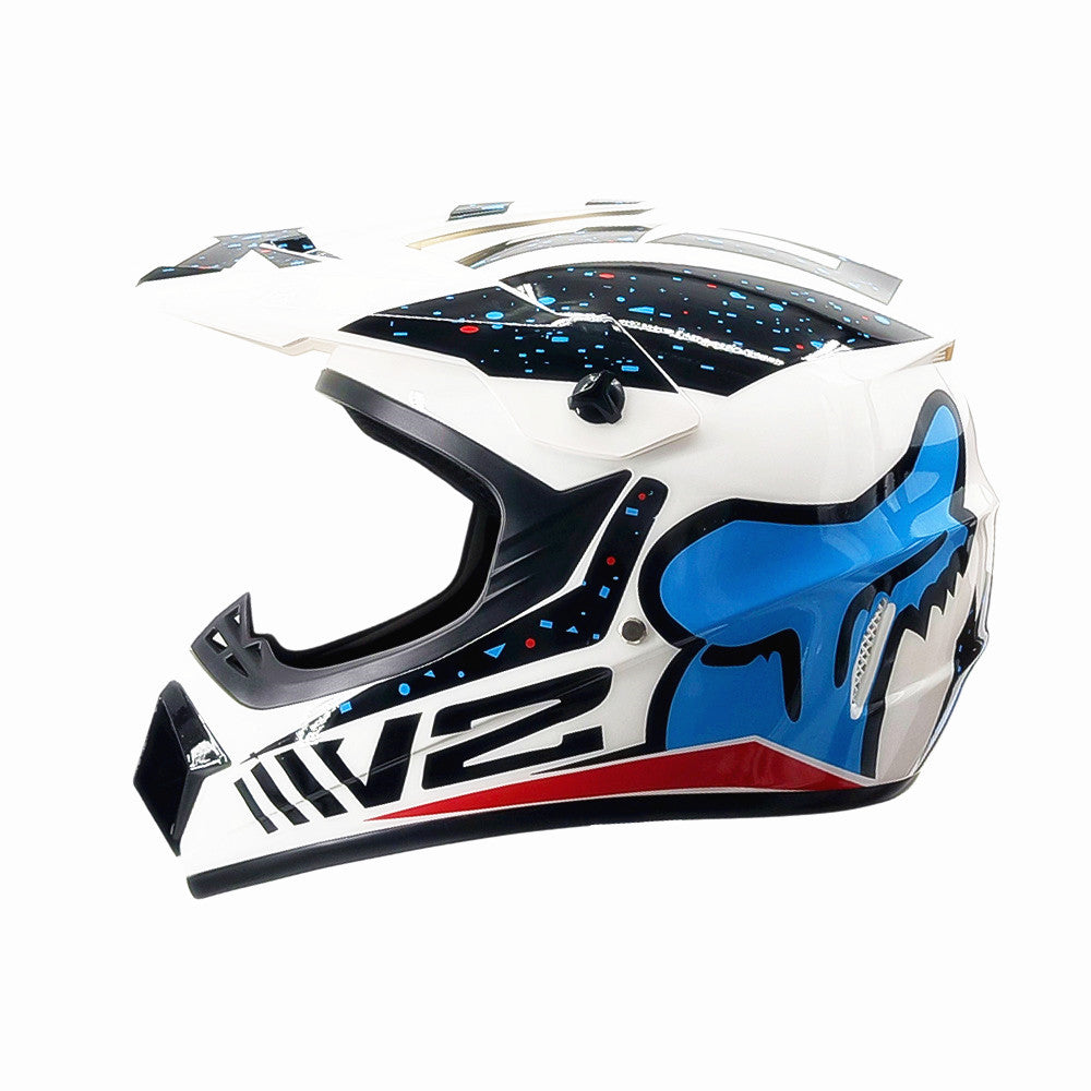 TrailShield Pro Full-Face Motocross Helmet with Extended Visor and Reinforced Chin Guard