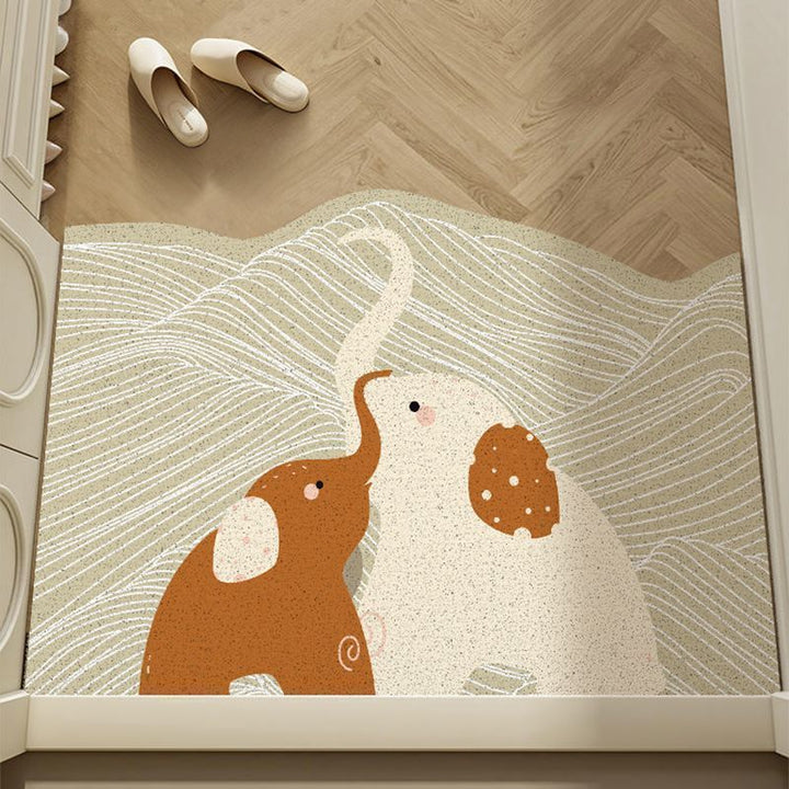 Premium Textured Entry Door Mat with Non-Slip Base