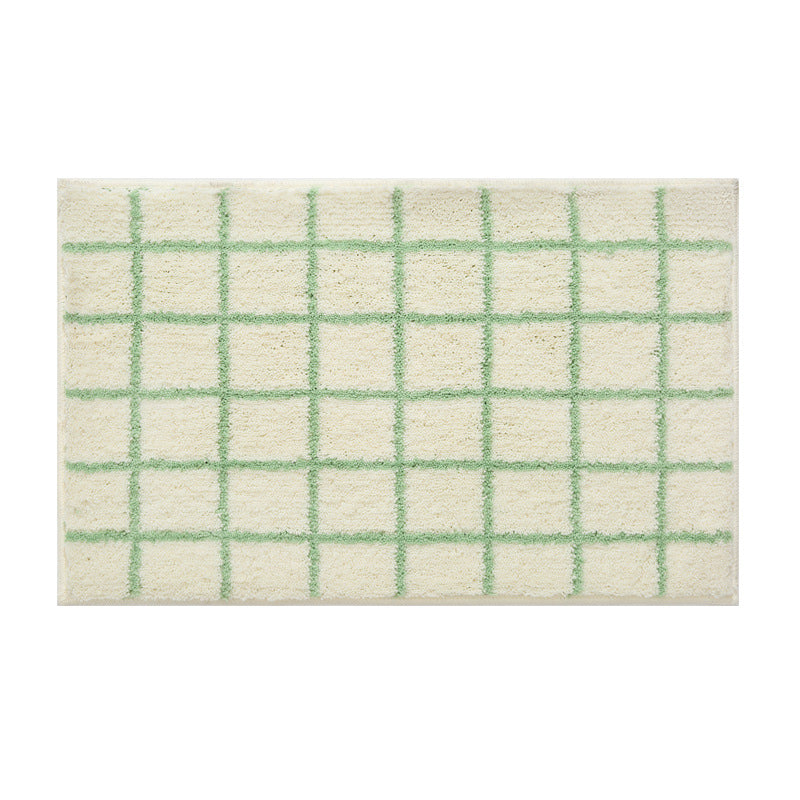 Premium Grid Plush Bath Mat – Soft, Absorbent & Non-Slip
