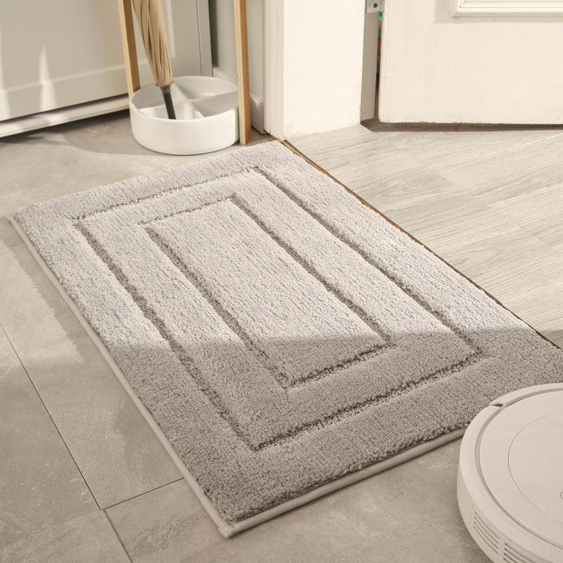 Premium Microfiber Bath Mat with Non-Slip Base