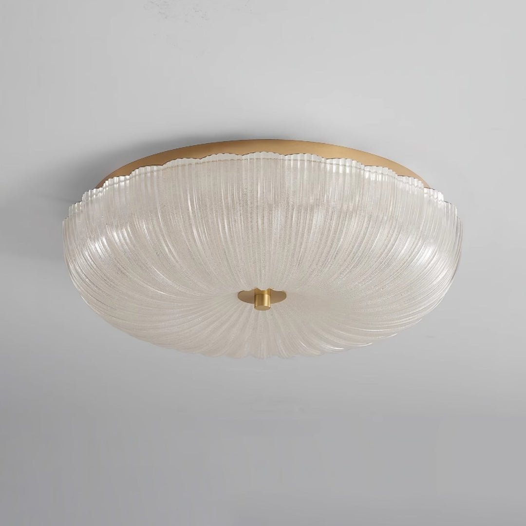 Halo Ceiling Lamp Ripple Glass