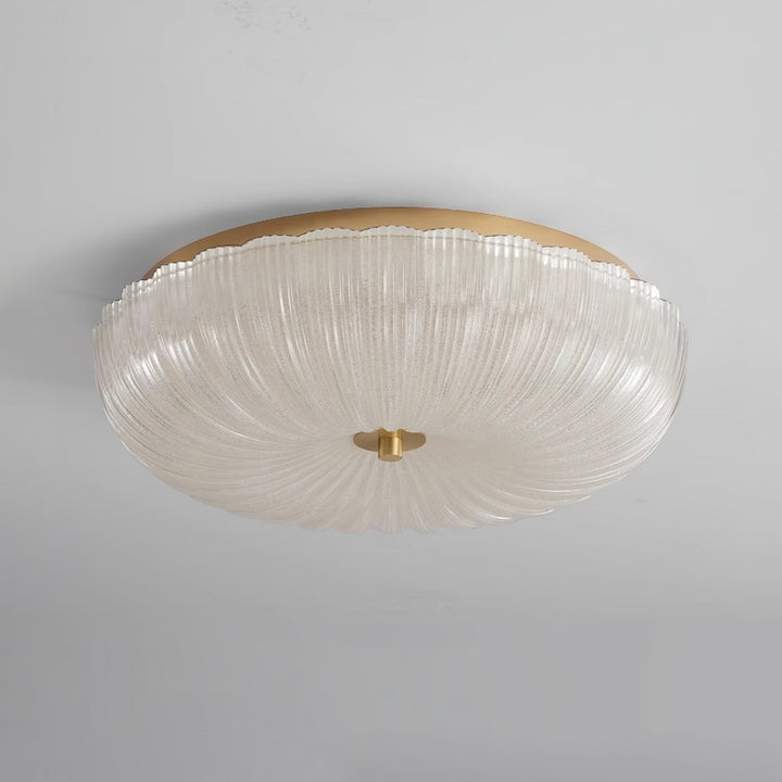 Halo Ceiling Lamp Ripple Glass