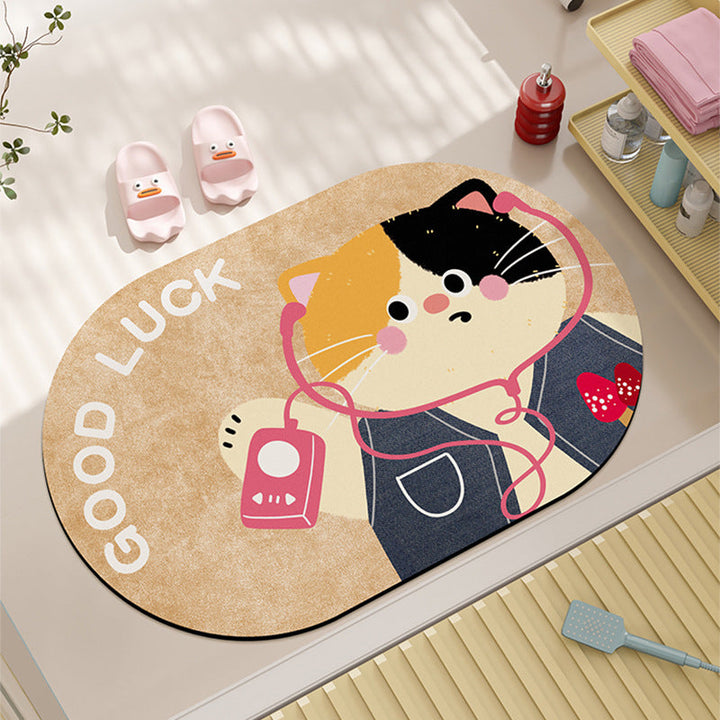 Cozy Canine Companion Area Rug with Dog Design