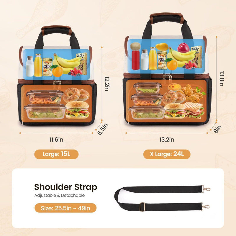 Premium Insulated Meal Backpack with Multiple Storage Compartments
