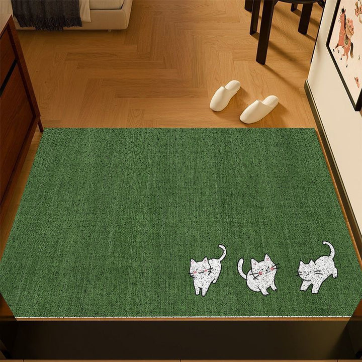 Playful Illustration Entry Mat - Durable Decorative Floor Mat