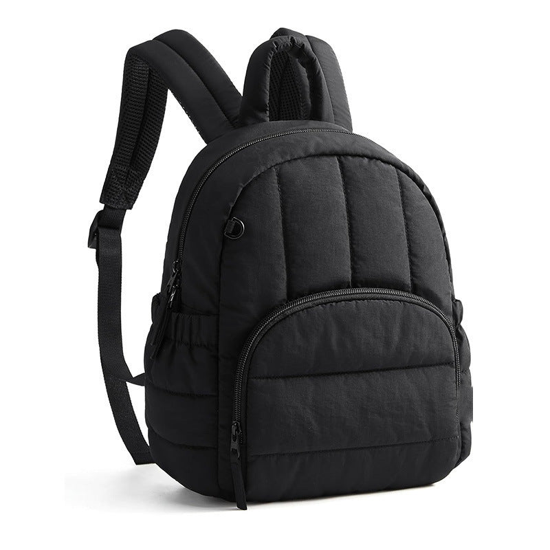 Urban Quilted Daypack - Compact Backpack for School & Work