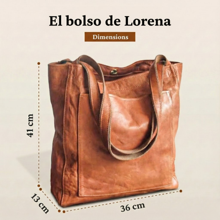 Premium Structured Leather Shoulder Bag with External Pocket