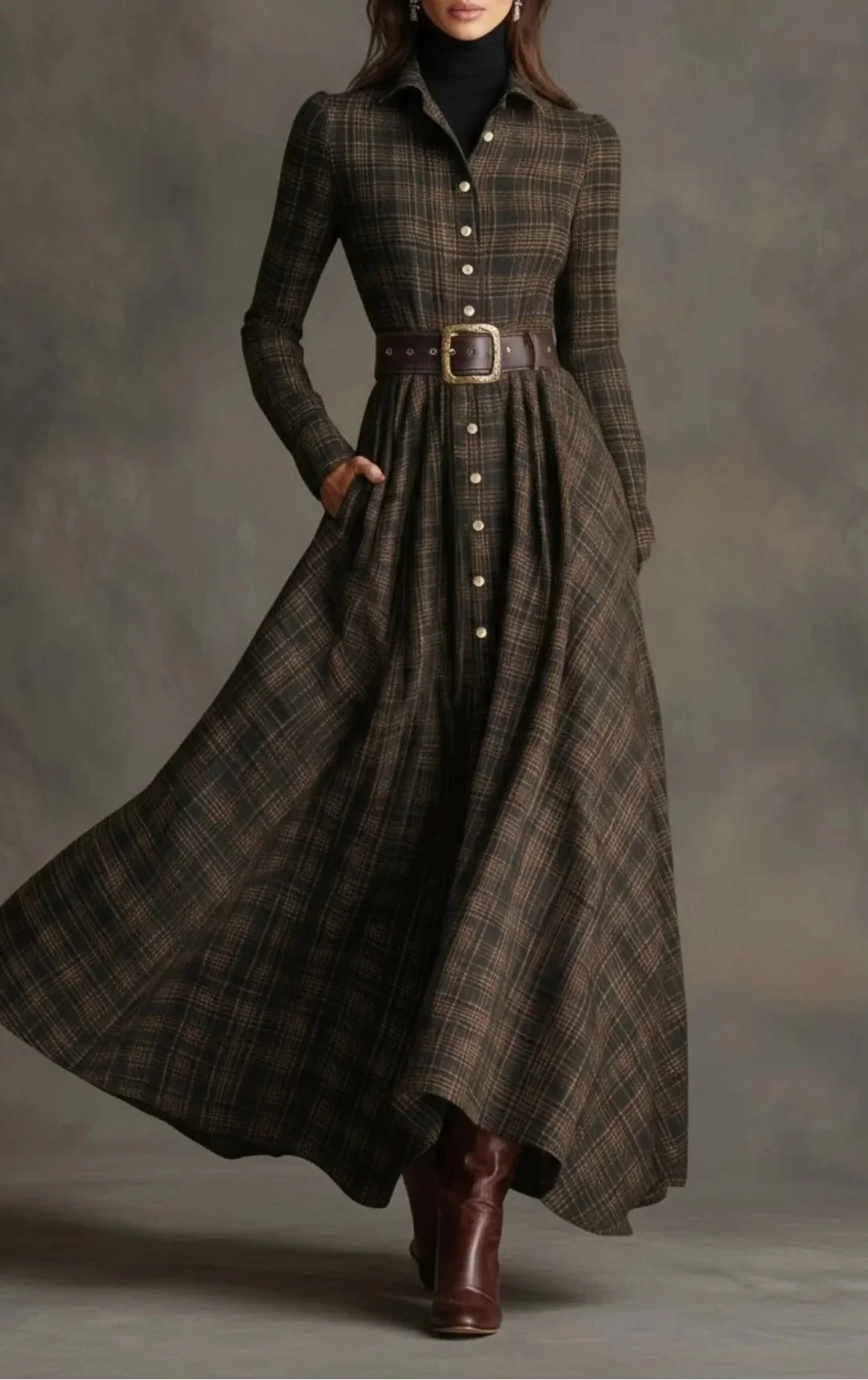 Millie | Belted Shirt Dress