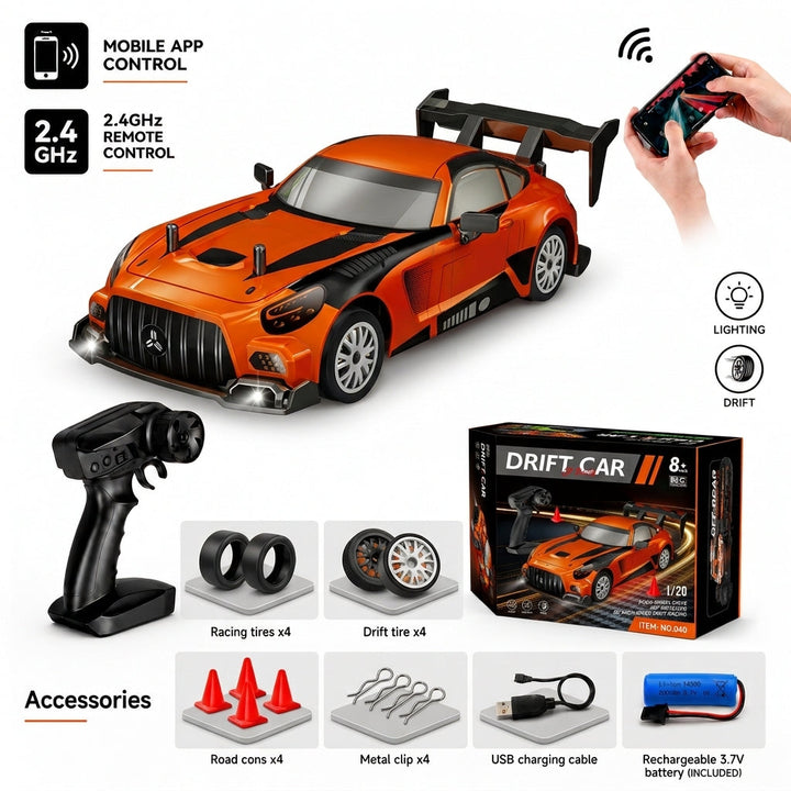 All-Terrain 4WD Off-Road RC Truck with Waterproof Design