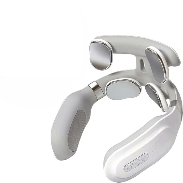 Luxurious Neck Massager – 4-in-1 Neck Massage Device with Heat & Vibration