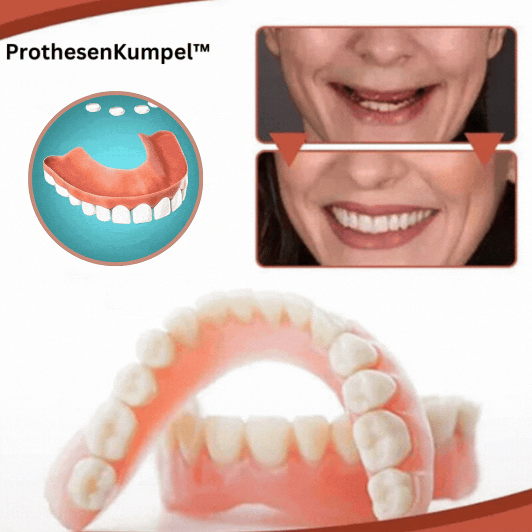 Denture Adjustment Set Silicone Comfortable Fit Natural Smile 5 Age Variants for Men and Women | Sansoti