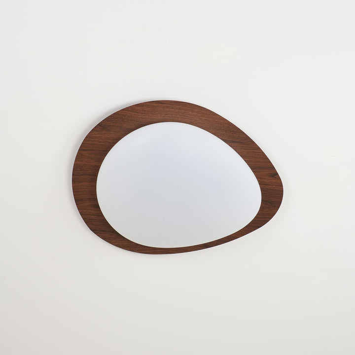 Quisti Pebble Walnut Ceiling Lamp