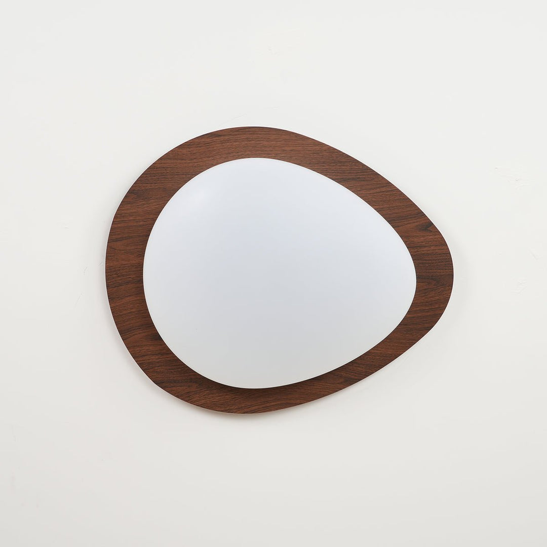 Quisti Pebble Walnut Ceiling Lamp