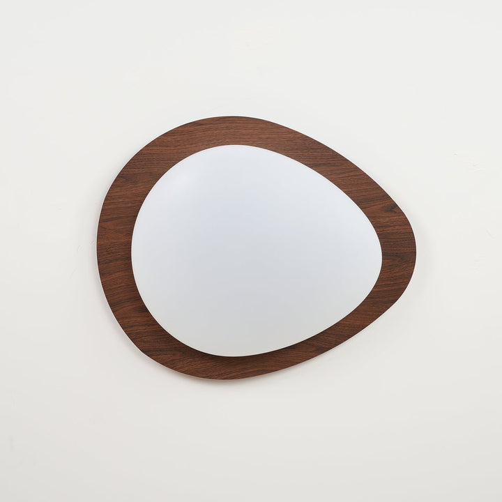 Quisti Pebble Walnut Ceiling Lamp