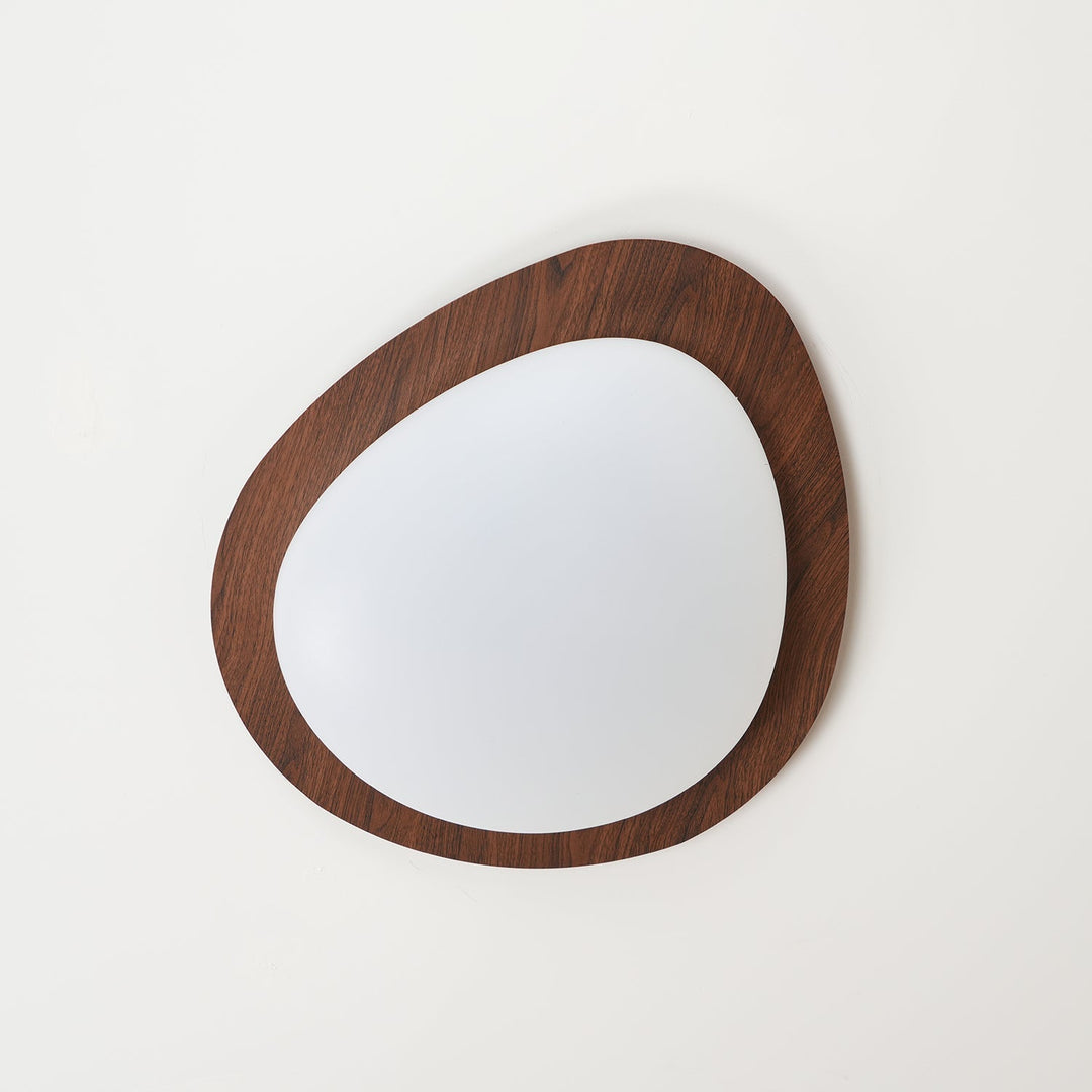 Quisti Pebble Walnut Ceiling Lamp