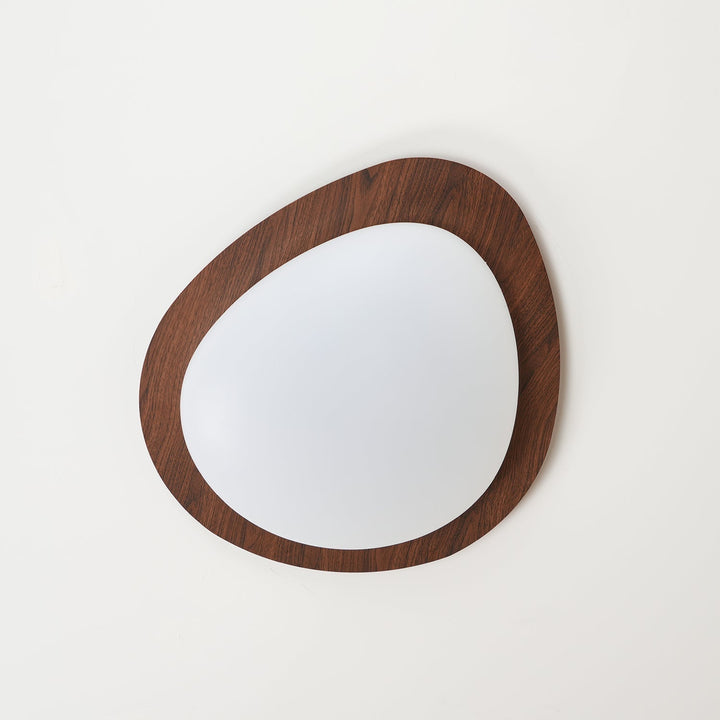 Quisti Pebble Walnut Ceiling Lamp