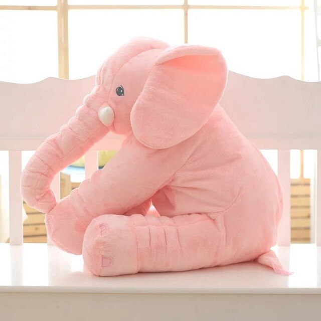 Soft Plush Elephant Cuddle Pillow for Kids - Cozy Nursery Companion