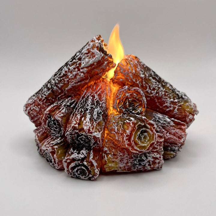 Flameless LED Ambiance Lamp - Cordless Decorative Lighting with Realistic Flicker