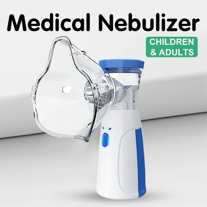 CompactMist Handheld Mesh Nebulizer – Rechargeable, Quiet Operation for Home & Travel