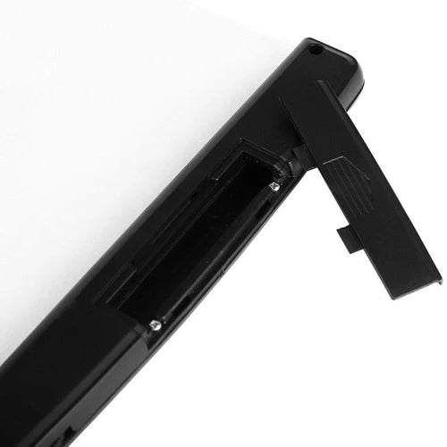 Portable Clip-On LED Reading Light with Flat Panel Design