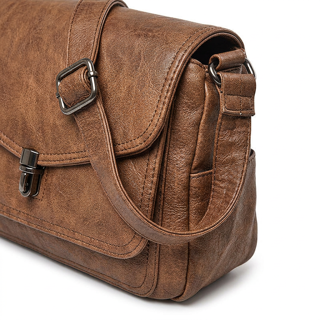 Ravelle – Vegan Cowhide Crossbody Shoulder Bag for Women
