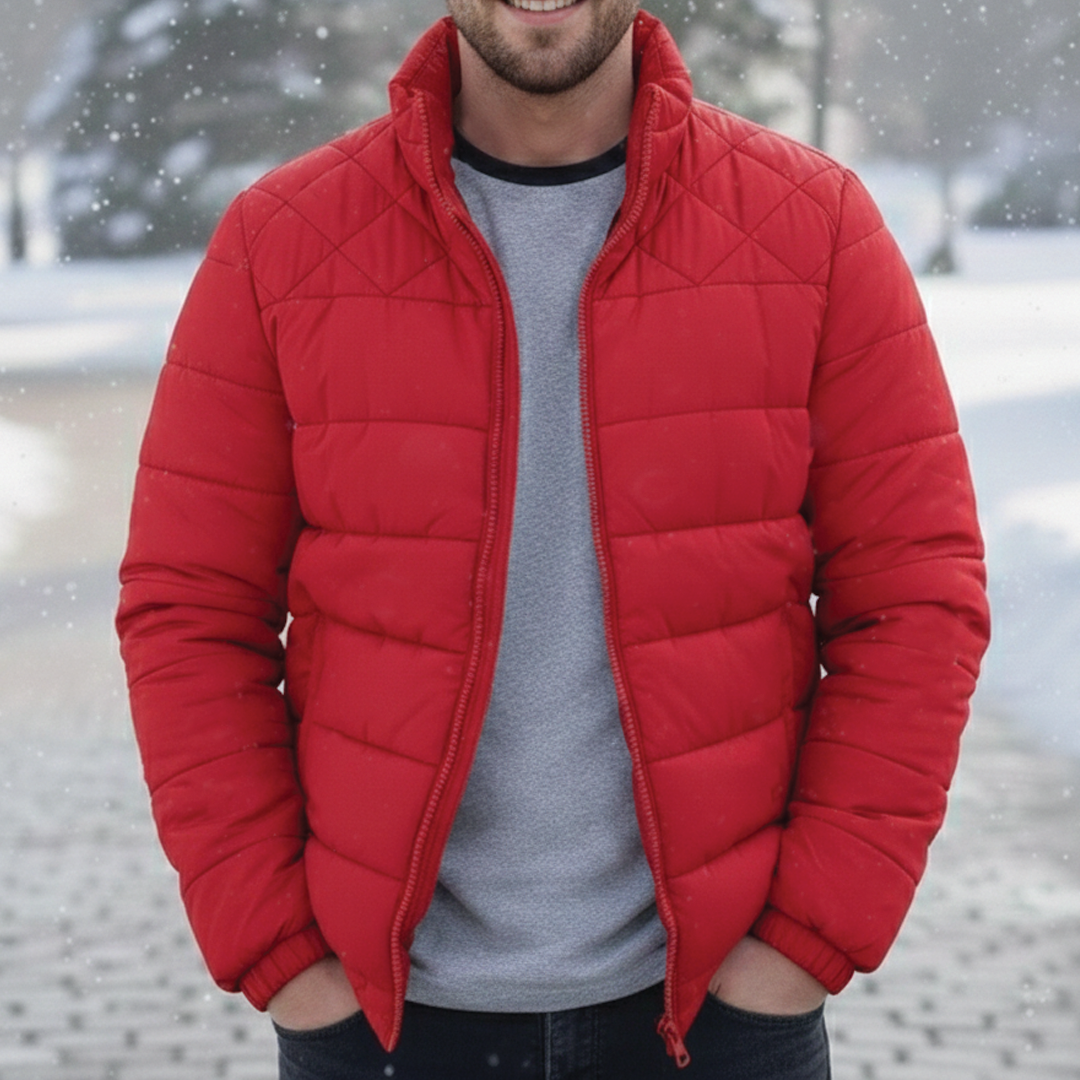 Milo | Mens Water-Resistant Down Jacket — Winter Puffer in 4 Colors S–3XL | Westmere