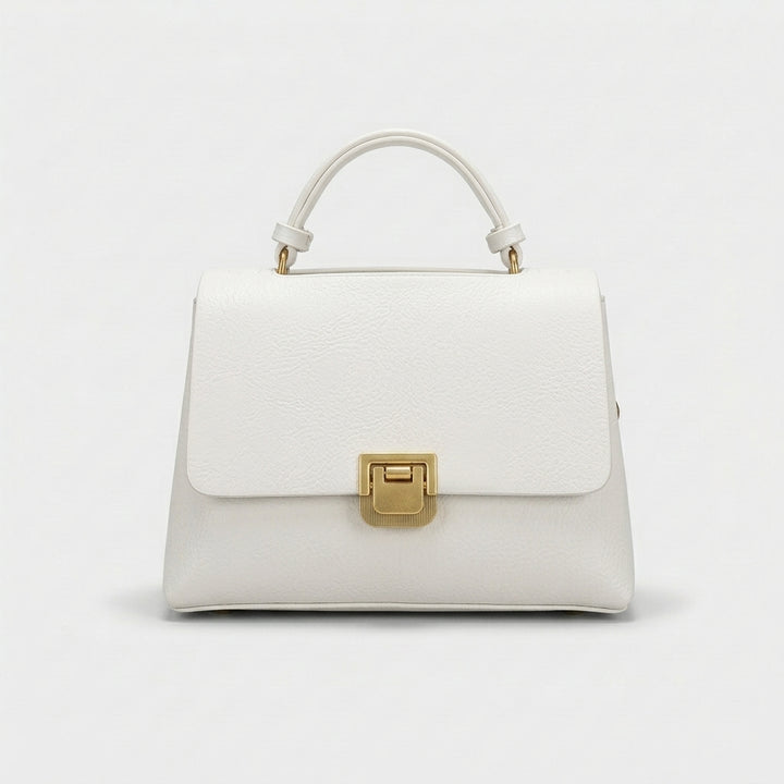 Reeve – Structured Vegan Leather Top Handle Satchel Bag