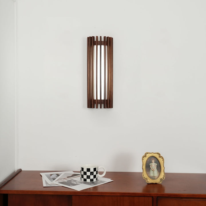 Neyra Walnut Wall Lamp