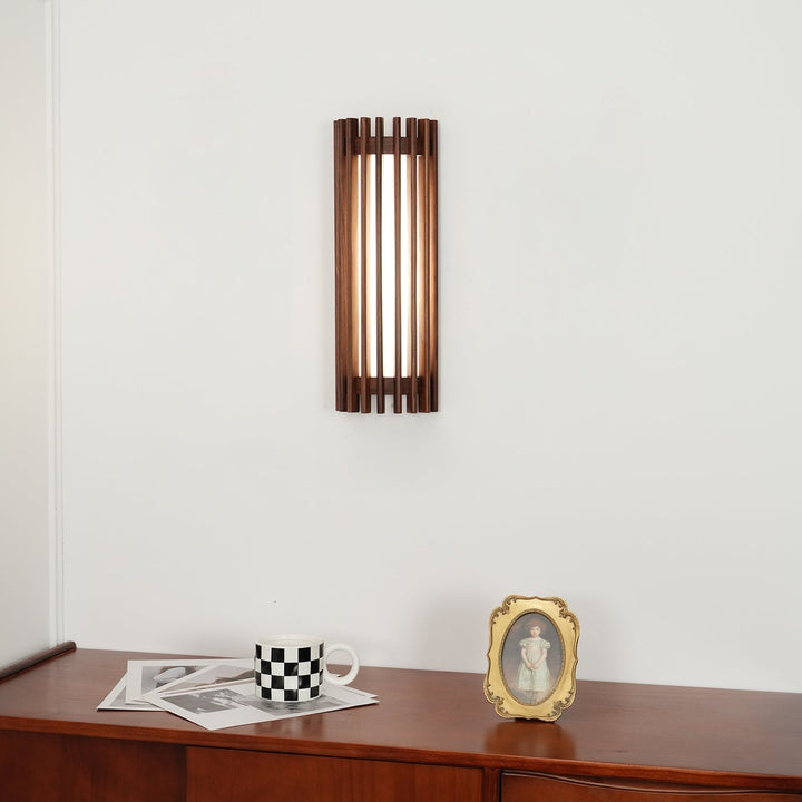 Neyra Walnut Wall Lamp